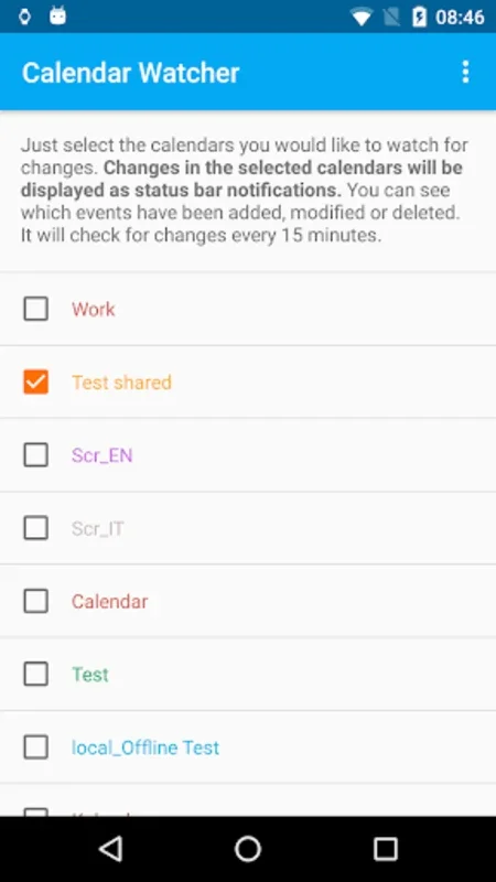 Calendar Watcher for Android: Stay Updated on Shared Calendars