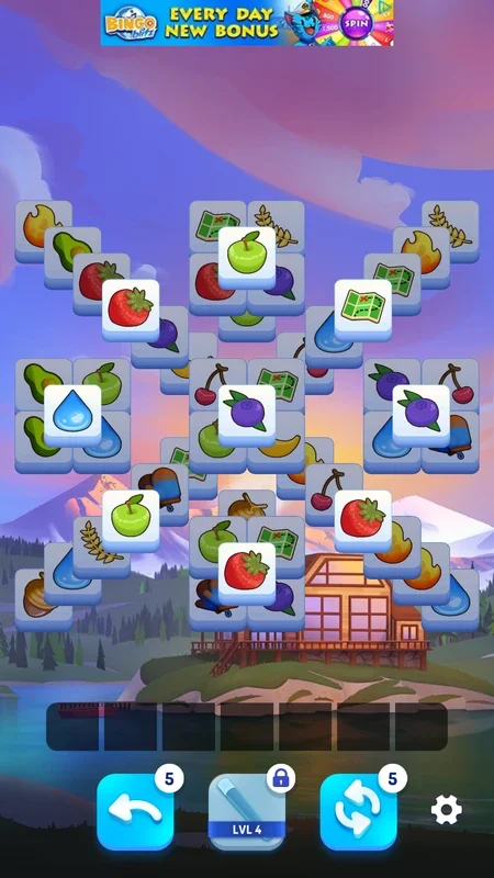 Triple Tile for Android - Fruity Mahjong Fun