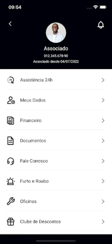 Associação Múltipla Proteção for Android: Custom Vehicle Protection