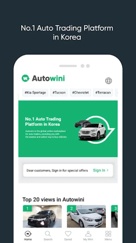 Autowini for Android - Global Access to Quality Korean Used Cars