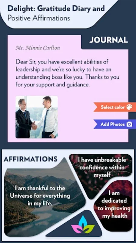 Gratitude for Android - Enhance Mindfulness with Daily Affirmations