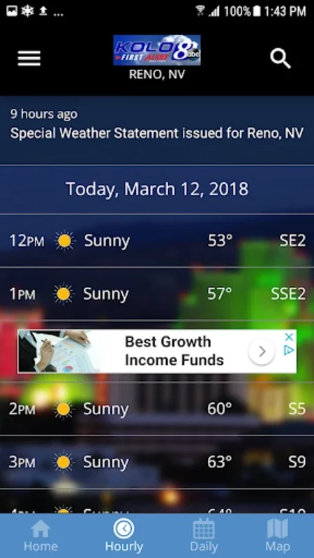 KOLO FirstAlert for Android: Hyper-Accurate Weather Forecasts