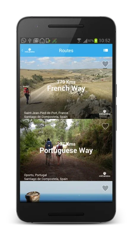 miCamino for Android - Transform Your Camino Journey