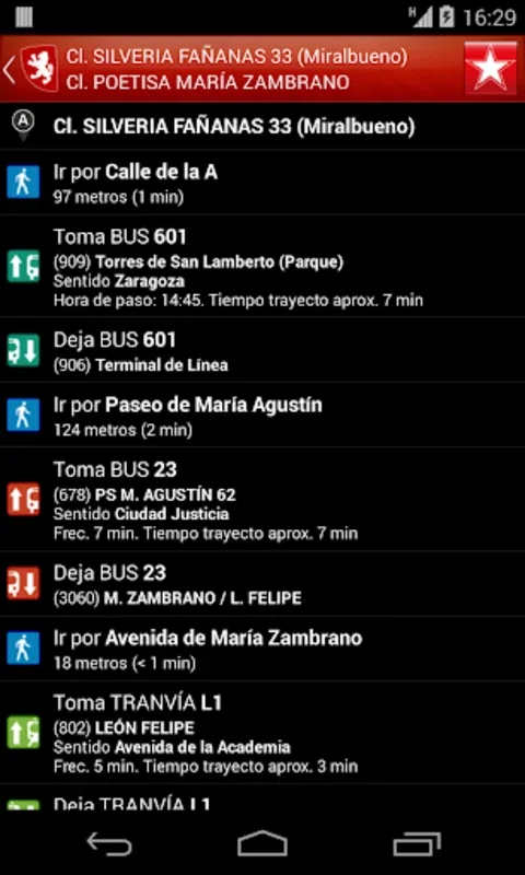 Zaragoza Routes for Android - Navigate the City Easily