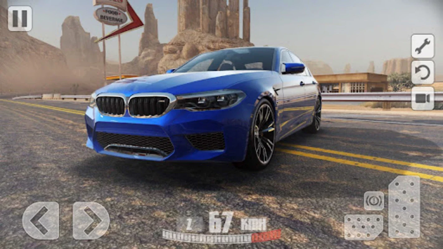 City Racer BMW M5 Parking Area for Android - No Downloading Needed