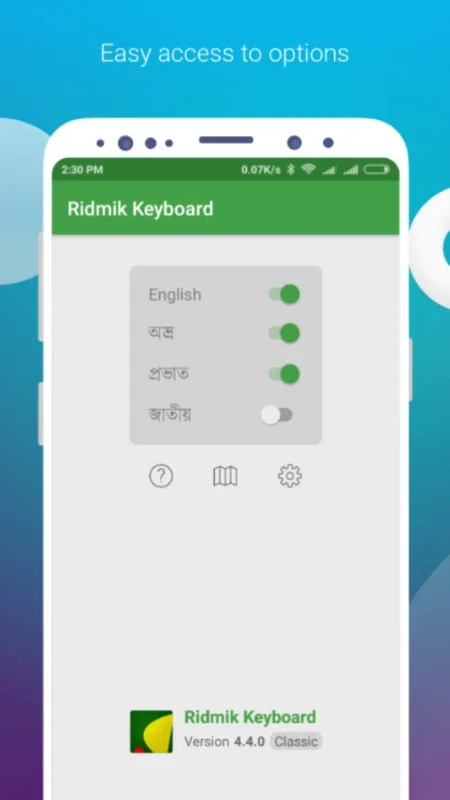 Ridmik Keyboard (Old) for Android - Ideal for Language Users