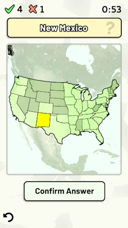 US States Quiz for Android - Learn US States Easily