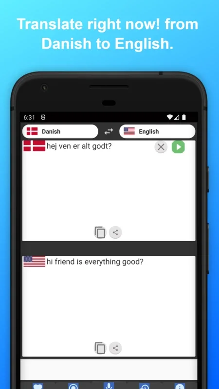 English to Danish Translator for Android - Seamless Language Conversion