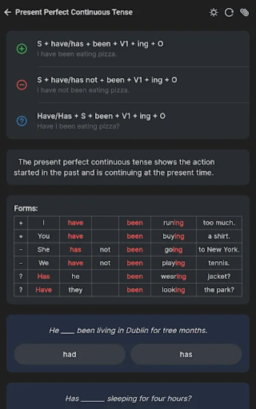 English Tenses for Android - Master English Verb Tenses