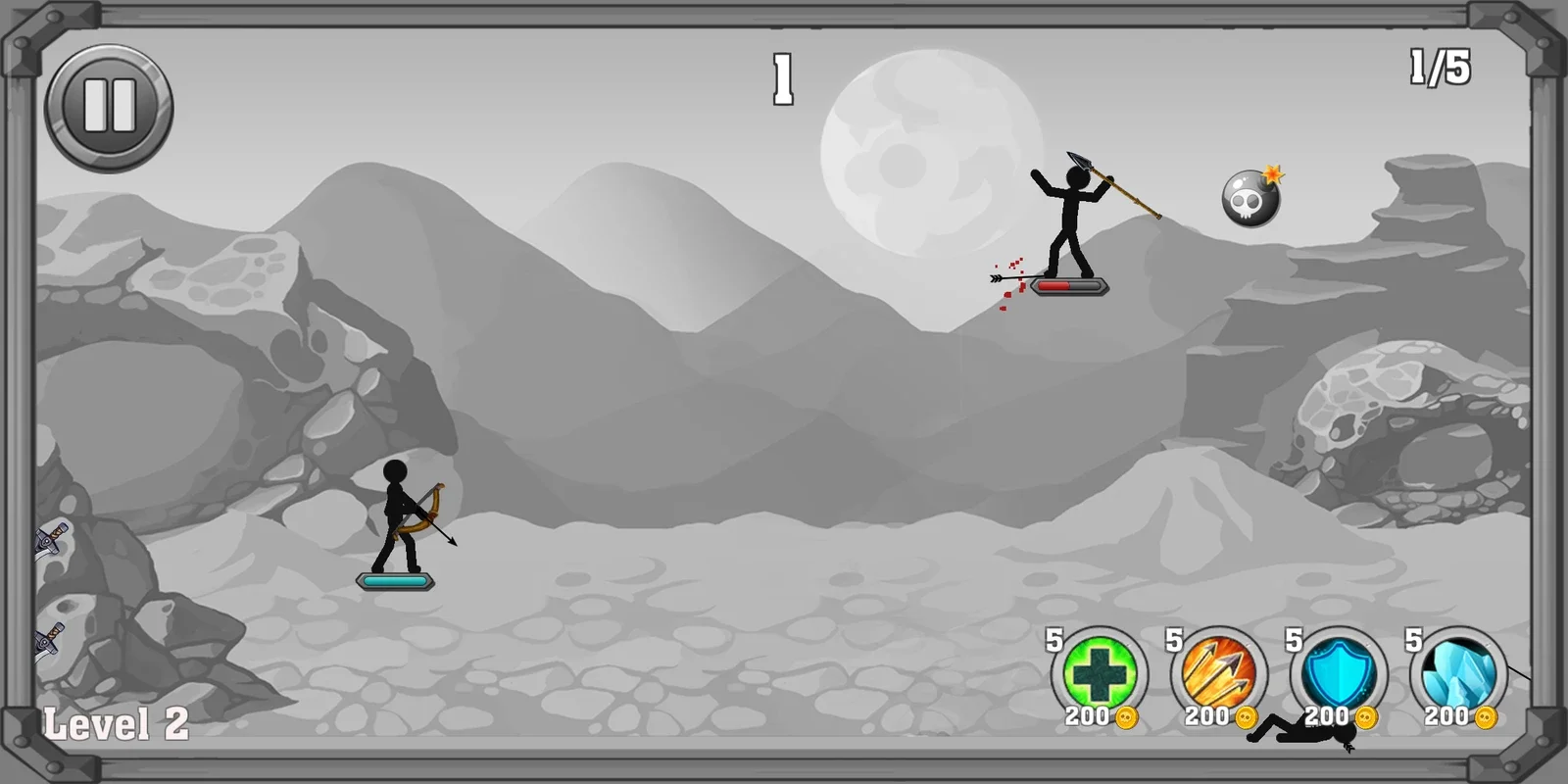 Mr. Archer : King Stickman for Android - Test Your Aim