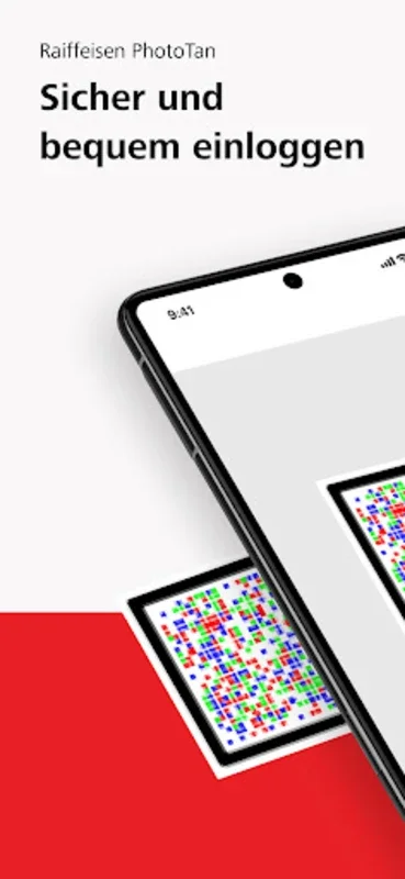 PhotoTAN for Android - Secure Raiffeisen E-Banking