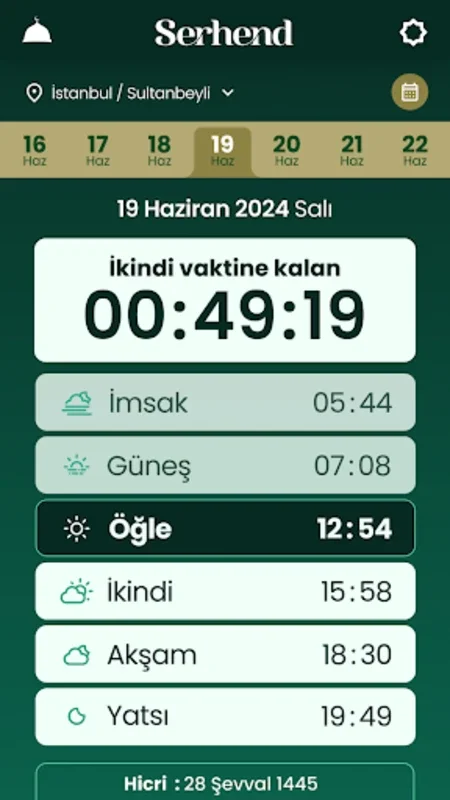 Serhend Takvim for Android - Manage Your Schedule Easily