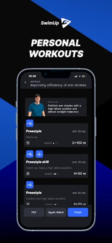 SwimUp - Swimming Training for Android: Personalized Plans
