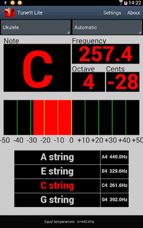 Tune!It Lite for Android - Precision Tuning App