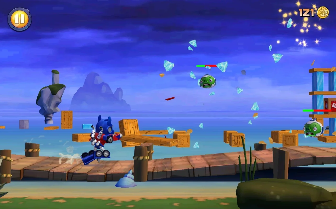 Angry Birds Transformers for Android - No Downloading Needed