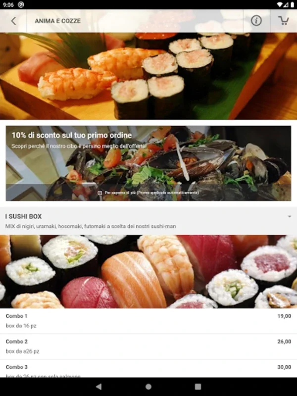 Anima e Cozze Nicolosi for Android - Streamlined Ordering