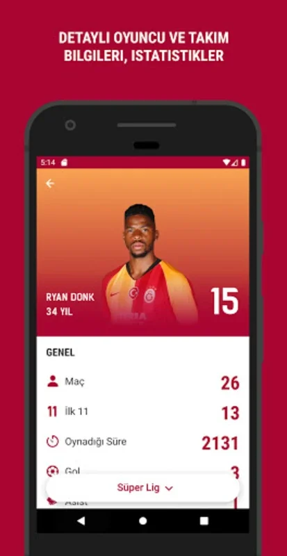 Galatasaray for Android - Stay Connected with Your Team