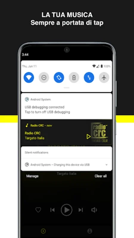 RADIO C.R.C. Targato Italia for Android - Immerse in Neapolitan Music