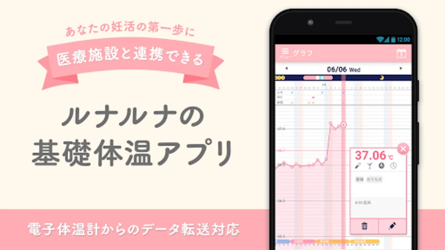 Luna Luna Body Temperature Note for Android - Track Health with Temperature