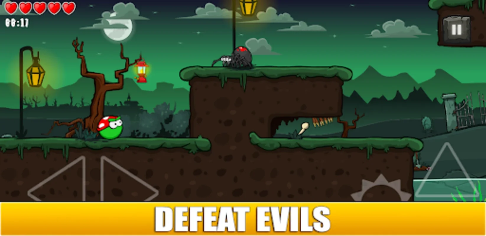 Spike Bounce Ball: Halloween for Android - Engaging Arcade Game