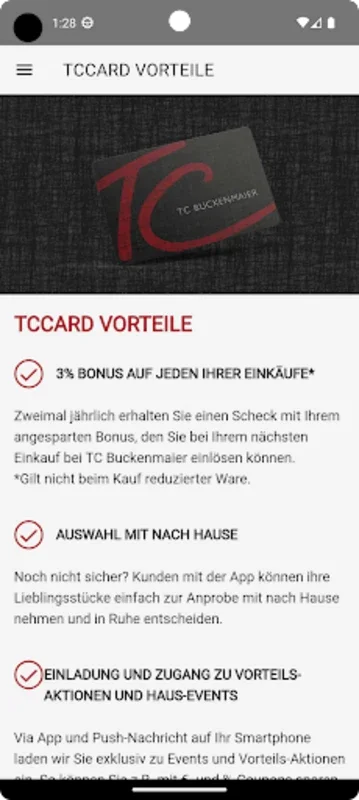 TC Buckenmaier for Android - Unlock Fashion Benefits