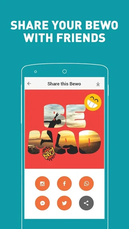 Bewo for Android - Enhance Photos with Text