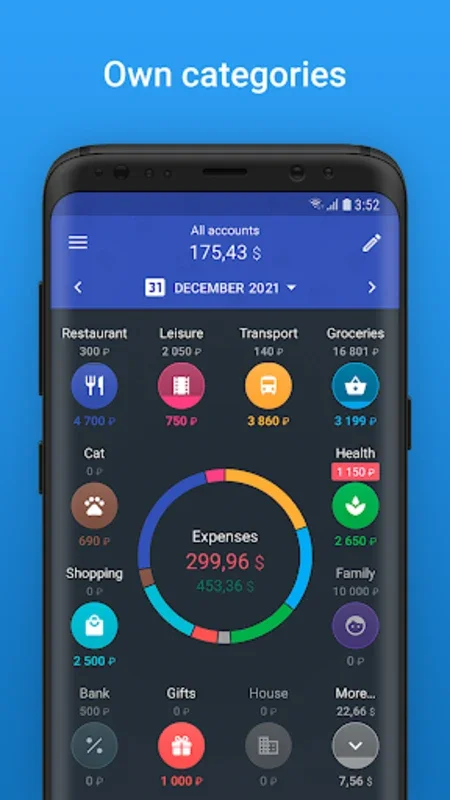 1Money for Android - Manage Finances Effortlessly