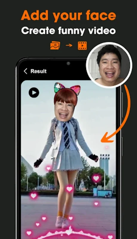 Add Face To Video Reface video for Android - Transform Yourself