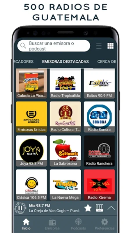 Radio Guatemala FM y Online for Android - Stream 500+ Stations