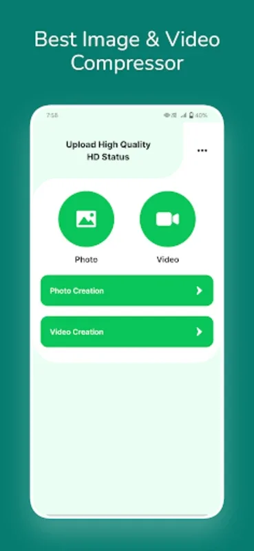 Upload High Quality Status for Android - Enhance Media Clarity