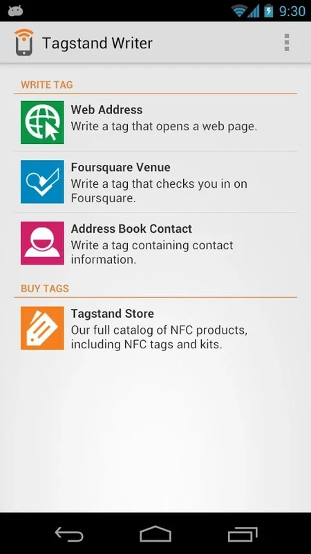 Tagstand Writer for Android - Efficient Writing App