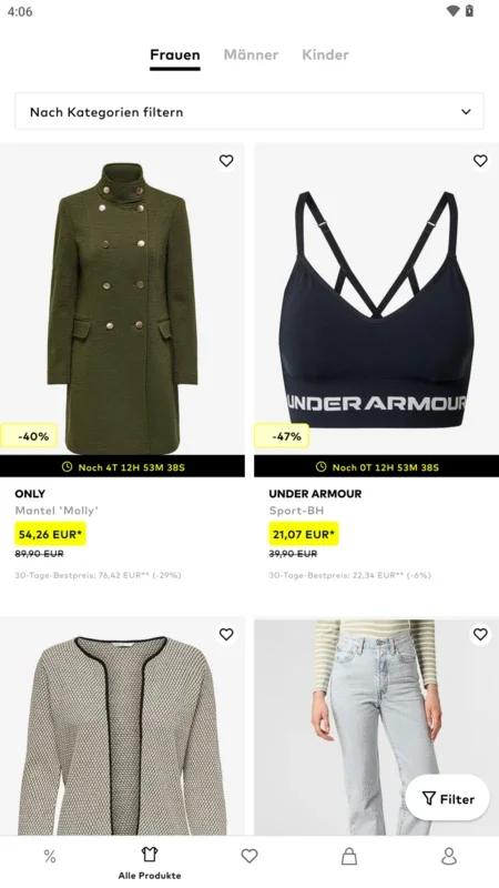 ABOUT YOU Outlet for Android - Great Clothing Deals