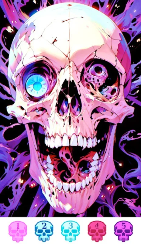 Skeleton Color for Android - Unleash Your Inner Gothic Artist