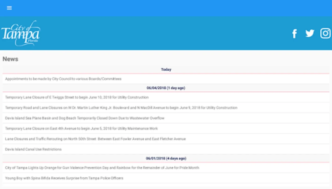 City of Tampa for Android - Your Essential City Guide