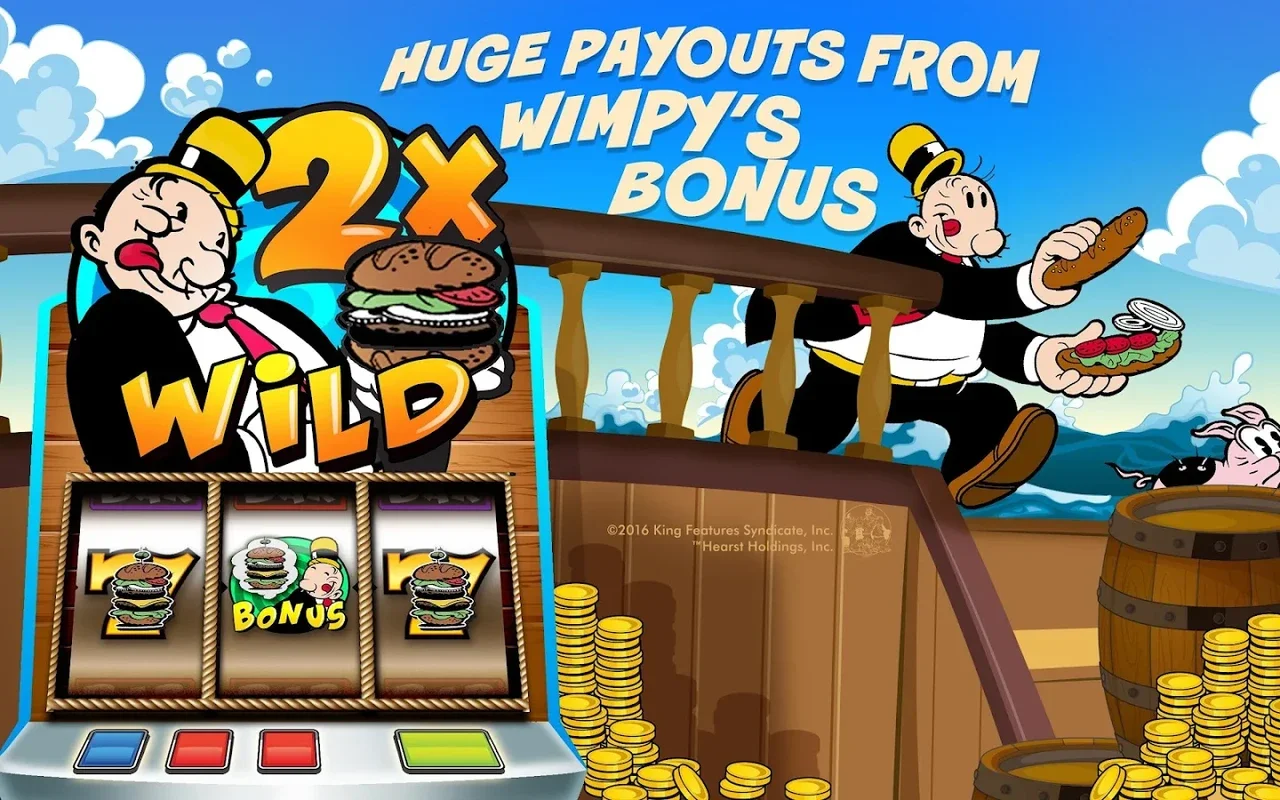 Popeye Slots for Android: Exciting Slot Experience