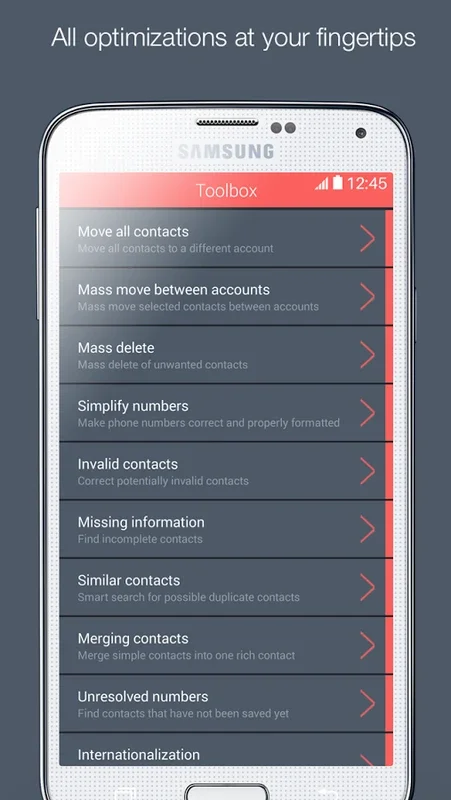 Contacts Optimizer for Android - Streamline Your Contacts Easily