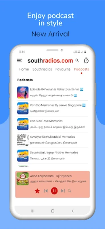 Southradios Tamil FM Radio HD for Android - Stream Tamil Globally