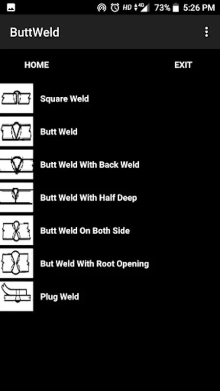 Welding Symbols for Android - No Downloading Required