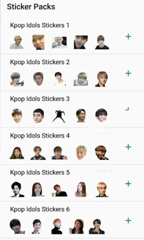 Sticker WA Korea KPOP Idol for Android - Enhance Chats