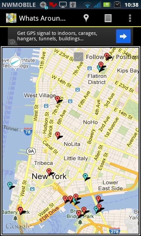 Whats Around Me for Android - Explore Nearby Sites & Hotels