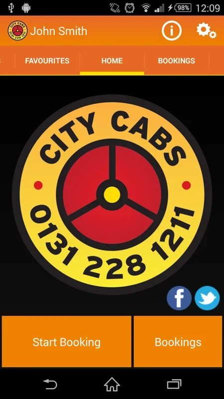 City Cabs Edinburgh Ltd for Android - Seamless Taxi Booking