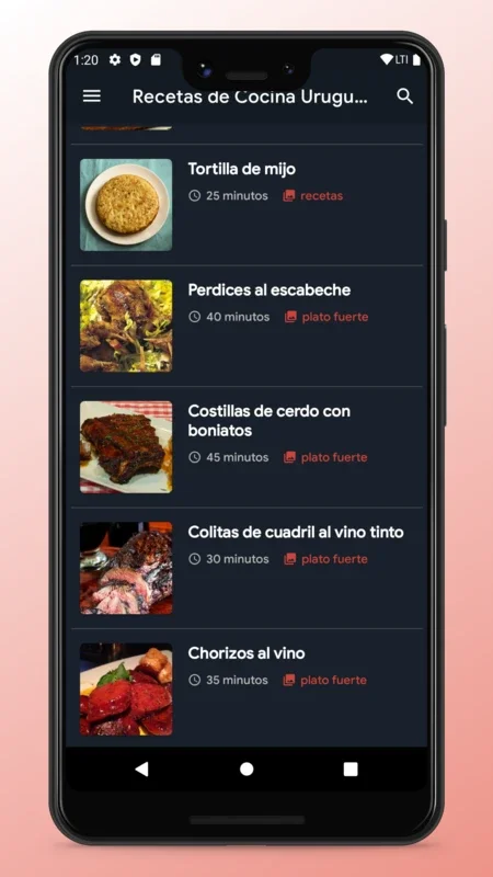 Uruguayan Recipes - Food App for Android: Explore Delicious Dishes