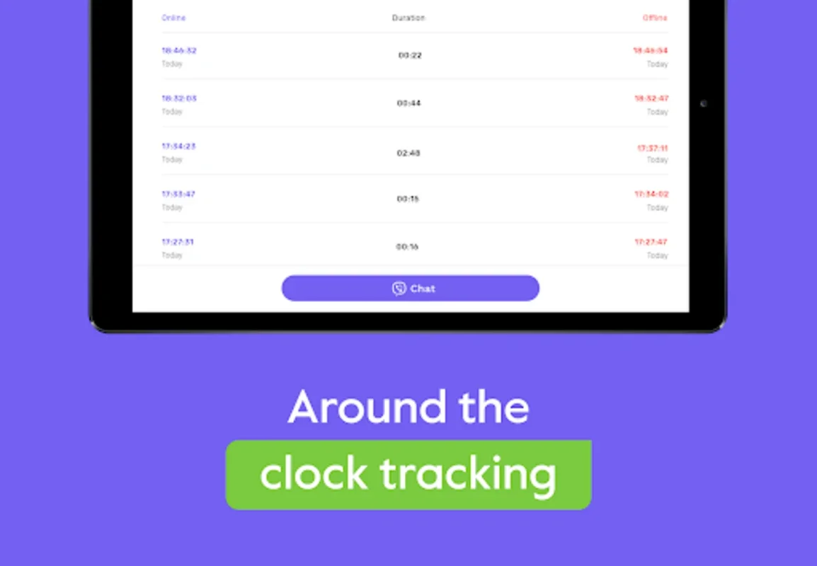 LastSeen Viber for Android - Real-Time Monitoring Tool