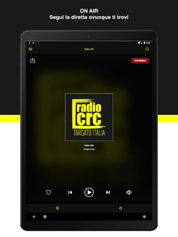 RADIO C.R.C. Targato Italia for Android - Immerse in Neapolitan Music