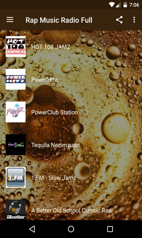 Rap Music Radio Full for Android: Diverse Rap Collection