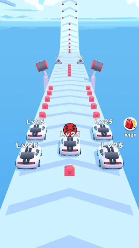 Merge Car Run for Android - Strategic Car Merging