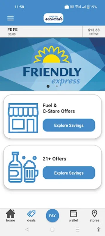 Friendly Express Rewards for Android - Maximize Savings on Fuel & Store Buys