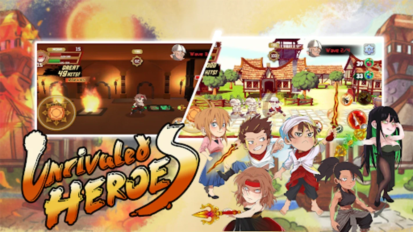 Unrivaled Heroes for Android - An Offline Beat 'Em Up