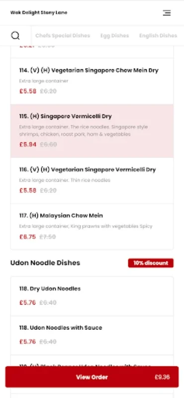 Wok Delight Stony Lane for Android - Order Local Meals Easily