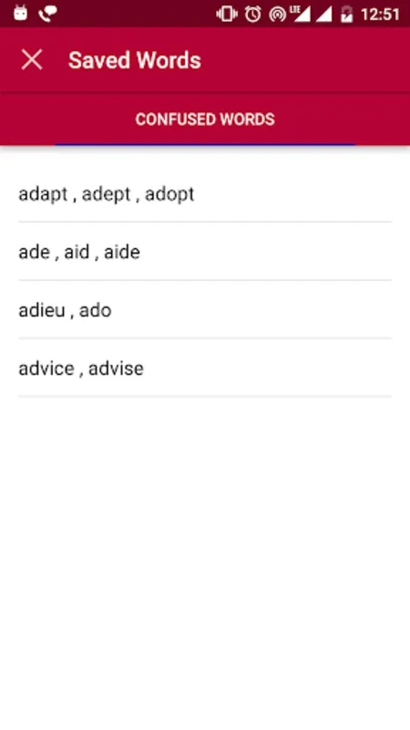 Confused Words Offline for Android - Enhance Your Vocabulary